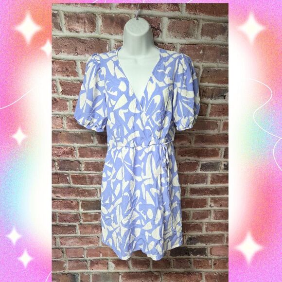 Women's A NEW DAY Faux Wrap Chic Mini Dress Medium - Picture 1 of 6